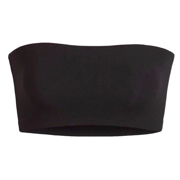 Skims Fits Everybody Bandeau Bralette Black Smoothing Bra NWOT - Picture 3 of 5